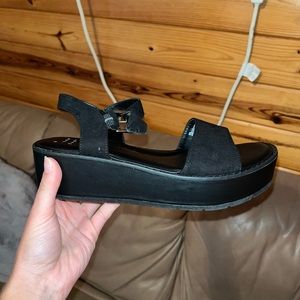 A New Day black platform sandals